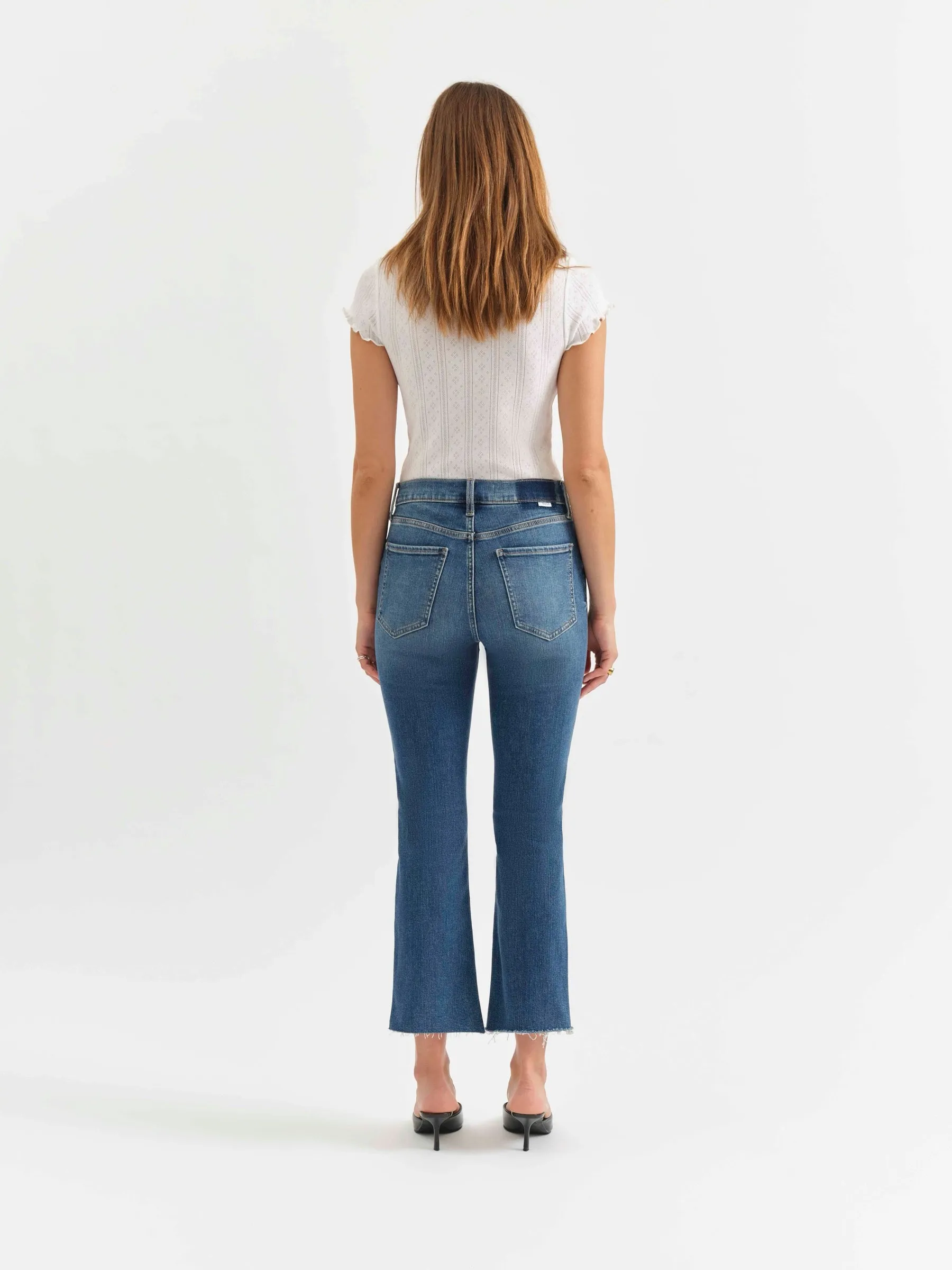 Shy Girl Crop Flare in Influencer sold by Daze product image thumbnail 4