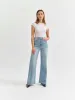 Far Out High Rise Wide Leg in Blooming Vintage sold by Daze