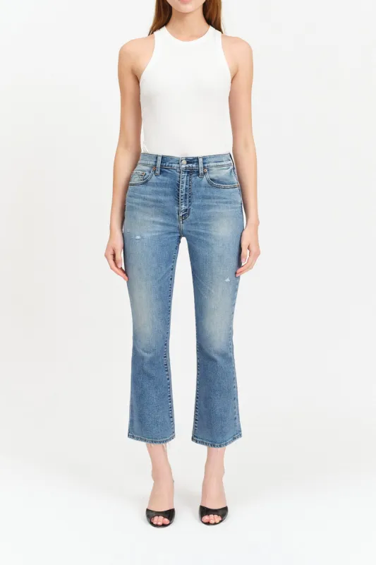 Shy Girl Crop Flare in PDA sold by Daze