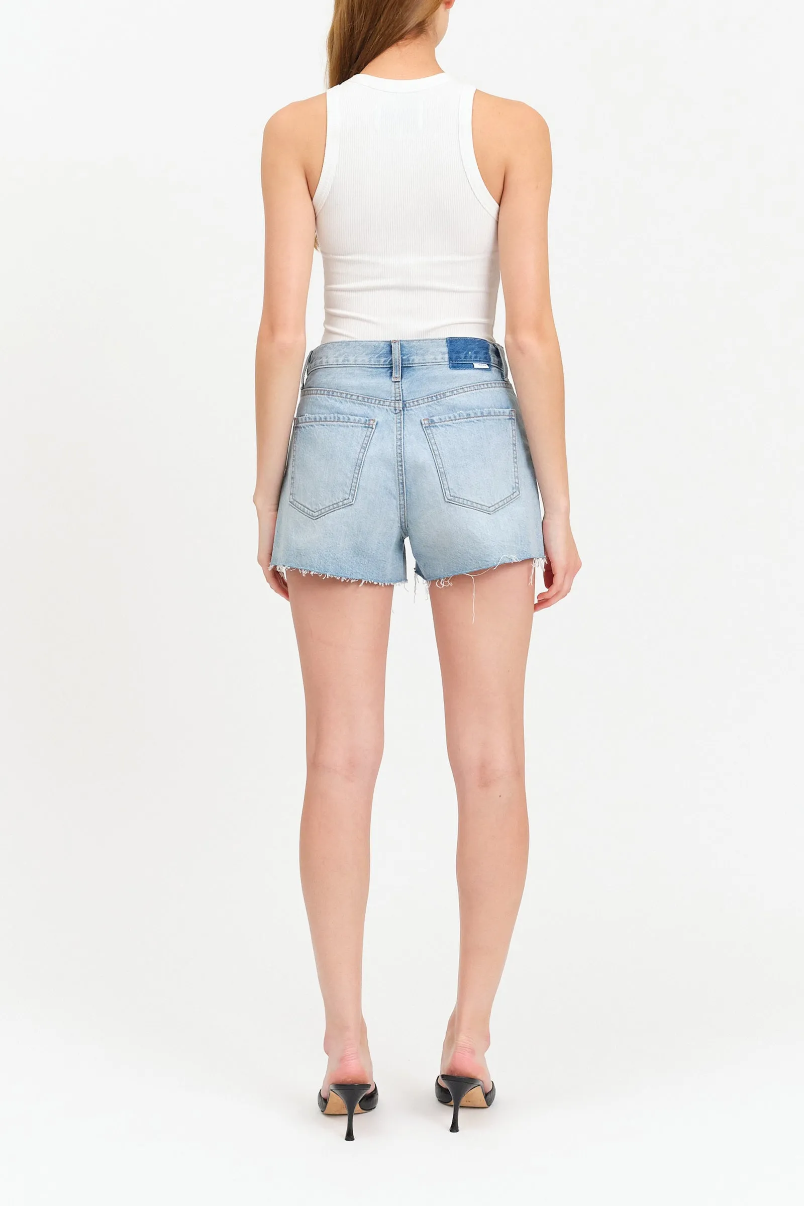 Troublemaker High Rise Short in Ice Cream Vintage sold by Daze product image thumbnail 3
