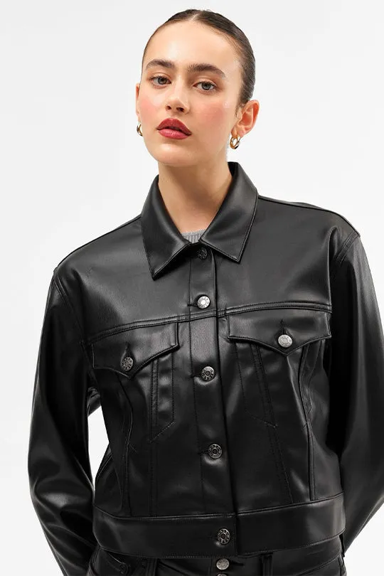 Chaser Jacket Cropped Jacket in Cinematic sold by Daze product image thumbnail 4
