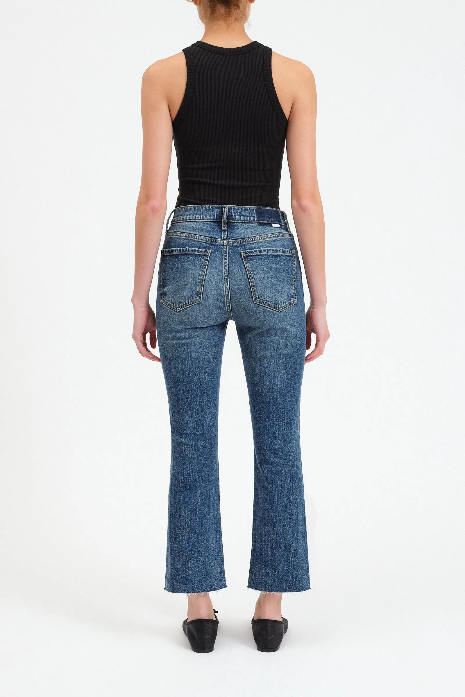 Shy Girl Crop Flare in Socialite Vintage sold by Daze product image thumbnail 3