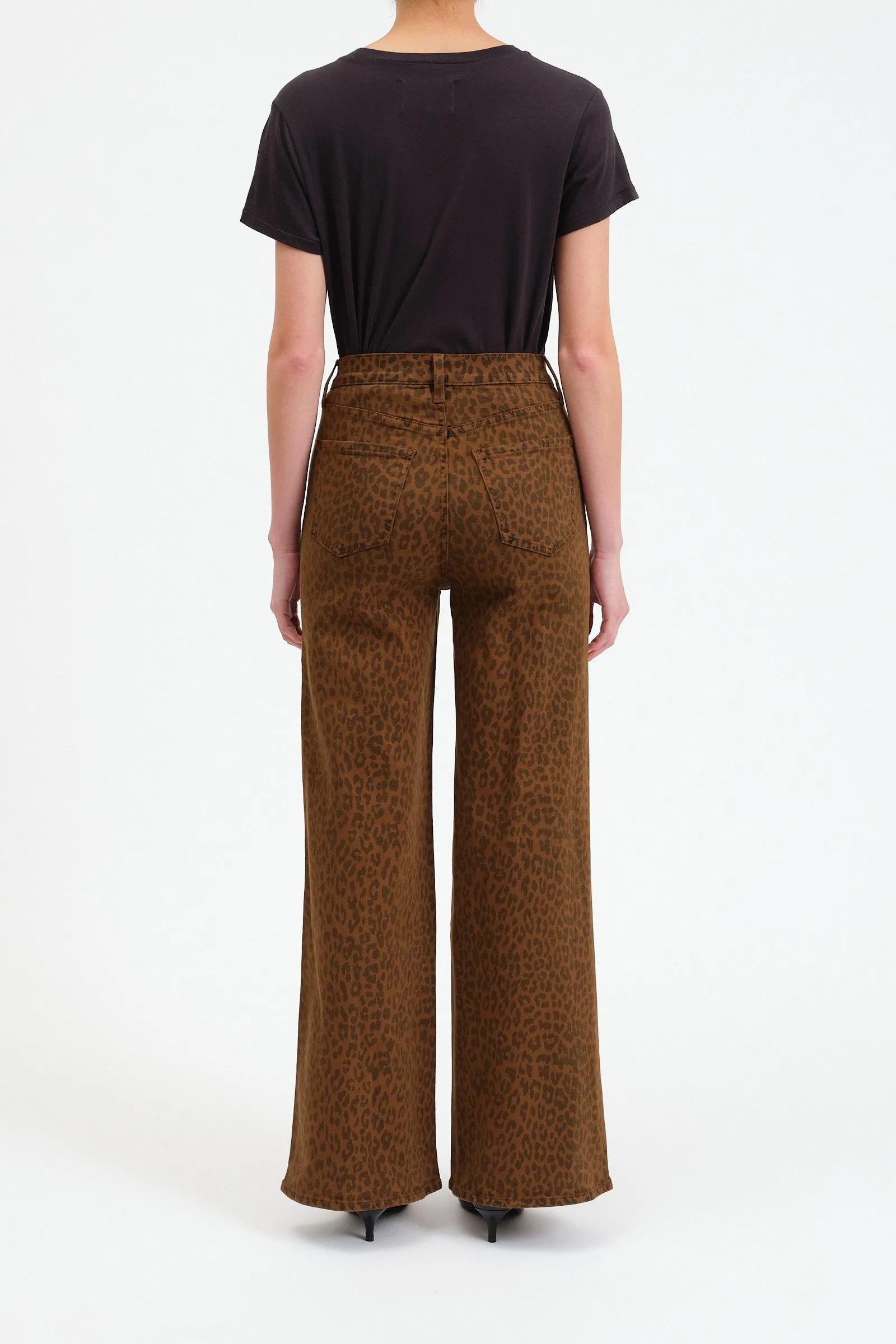 Far Out High Rise Wide Leg in Wild Cat sold by Daze product image thumbnail 3