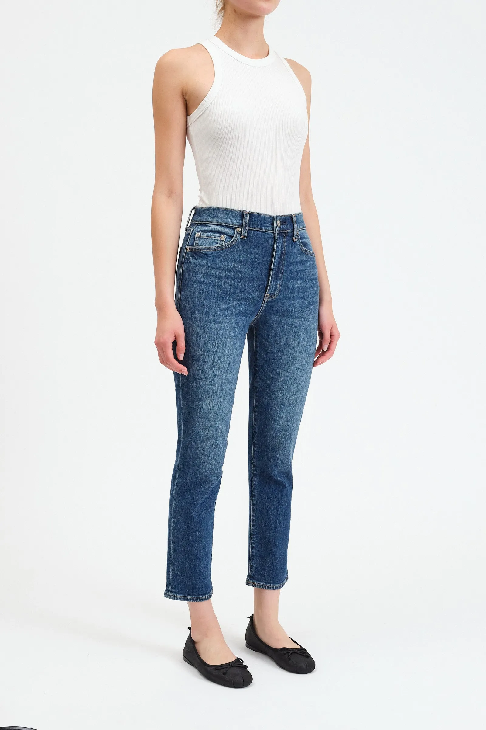 Daily Driver High Rise Skinny Straight in Influencer sold by Daze product image thumbnail 2