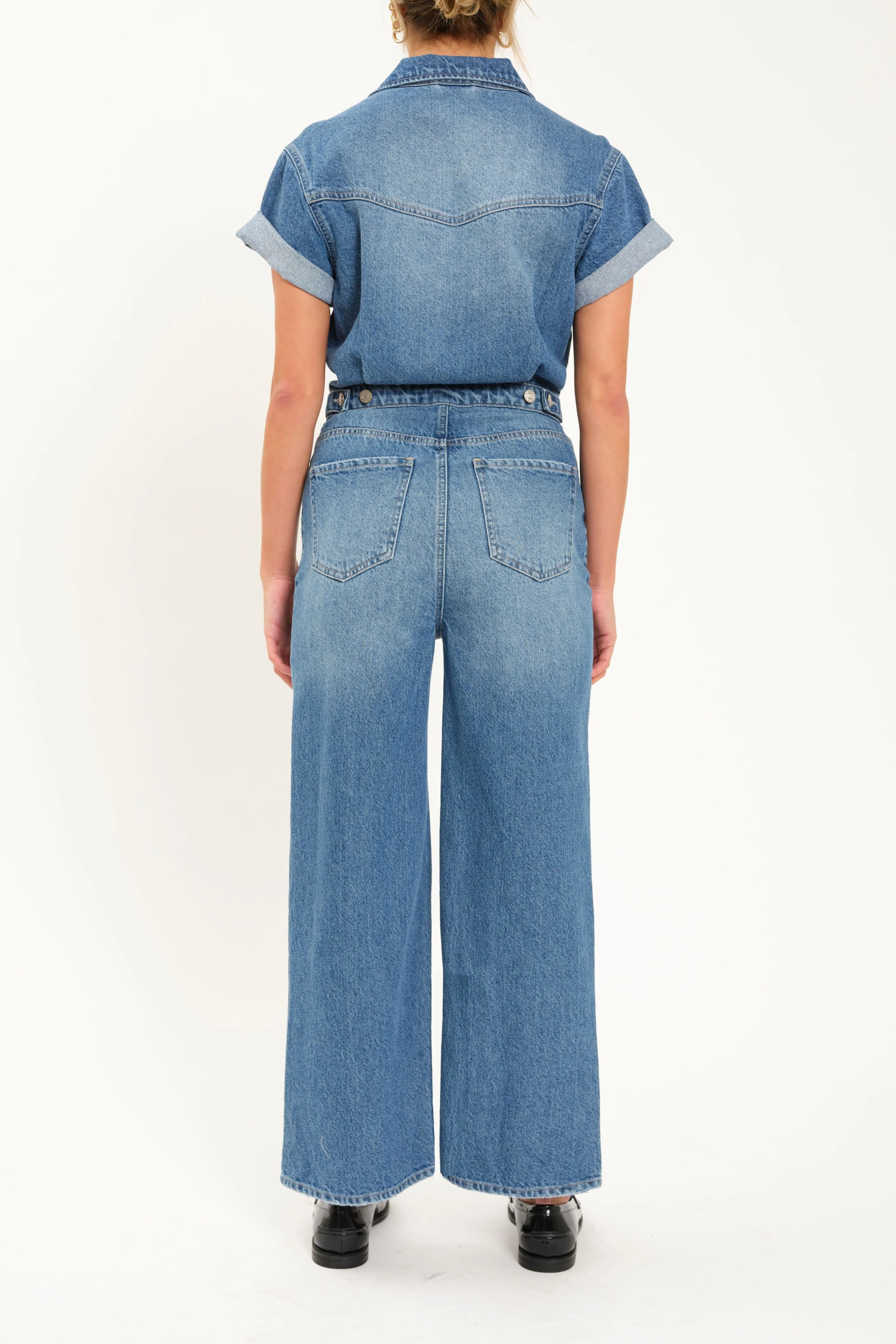 Starlet Wide Leg Jumpsuit in Ballad sold by Daze product image thumbnail 3