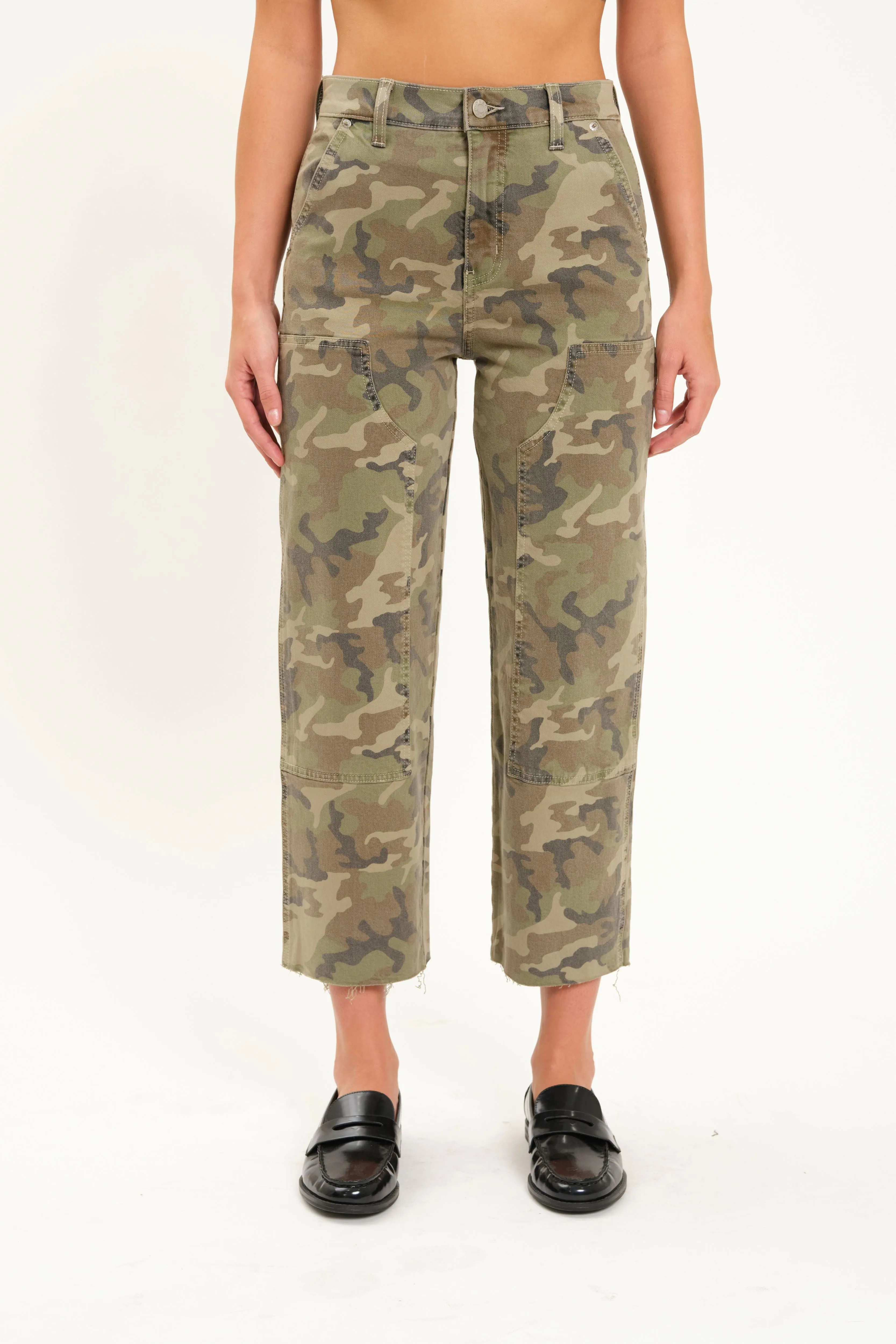 Sundaze High Rise Straight Crop in Hideaway sold by Daze