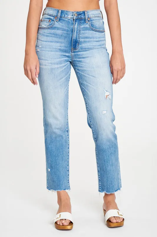 Straight Up High Rise in Oasis Vintage sold by Daze