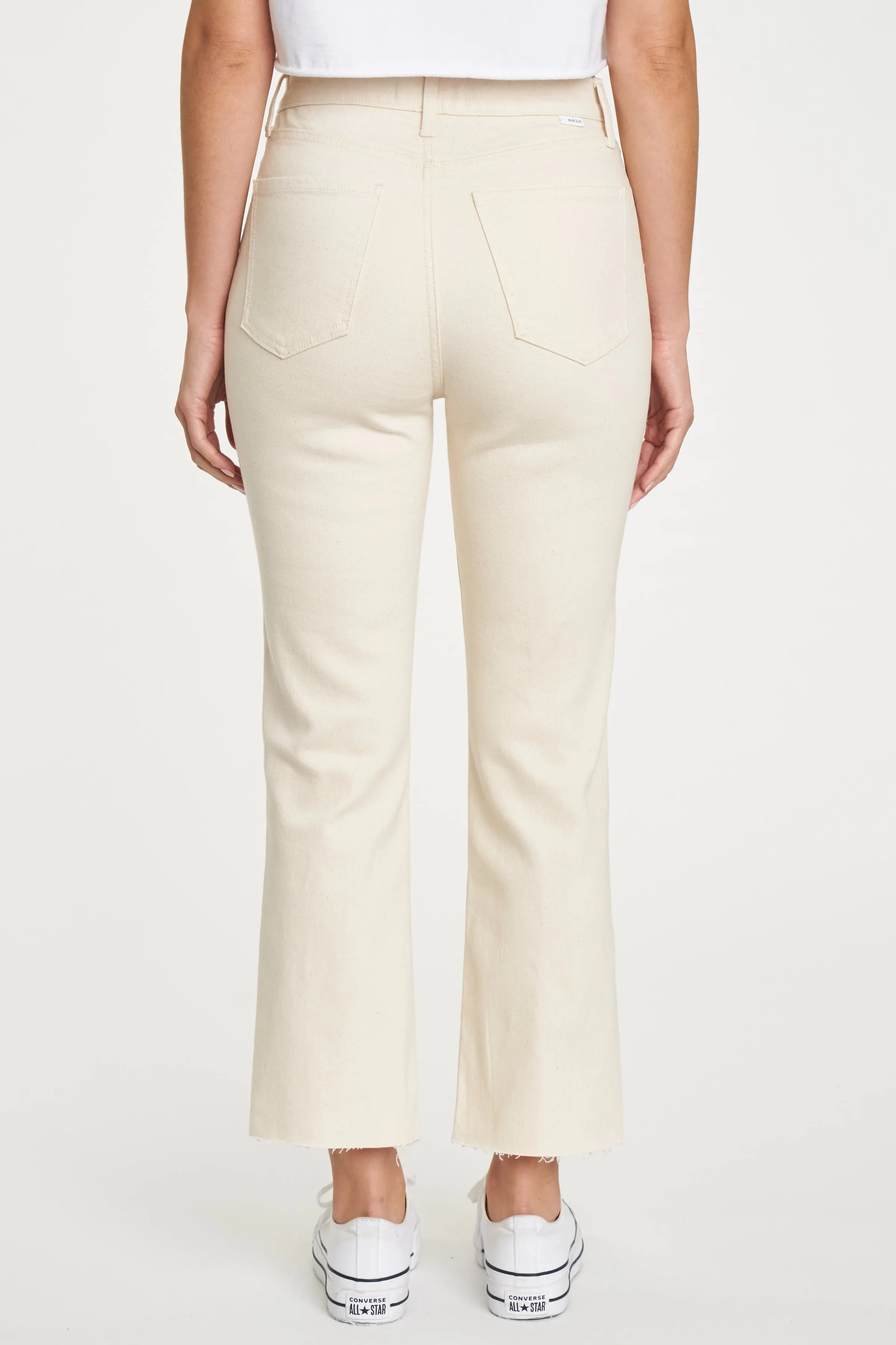 Shy Girl High Rise Crop Flare in Bare sold by Daze product image thumbnail 3