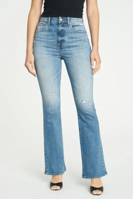 Go-Getter High Rise Flare in Slay sold by Daze