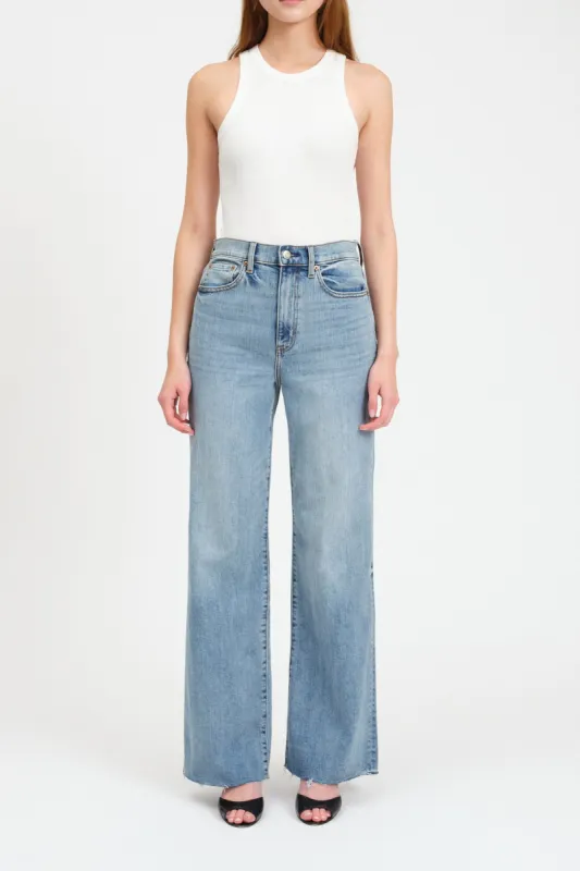 Far Out High Rise Wide in Fools Gold sold by Daze