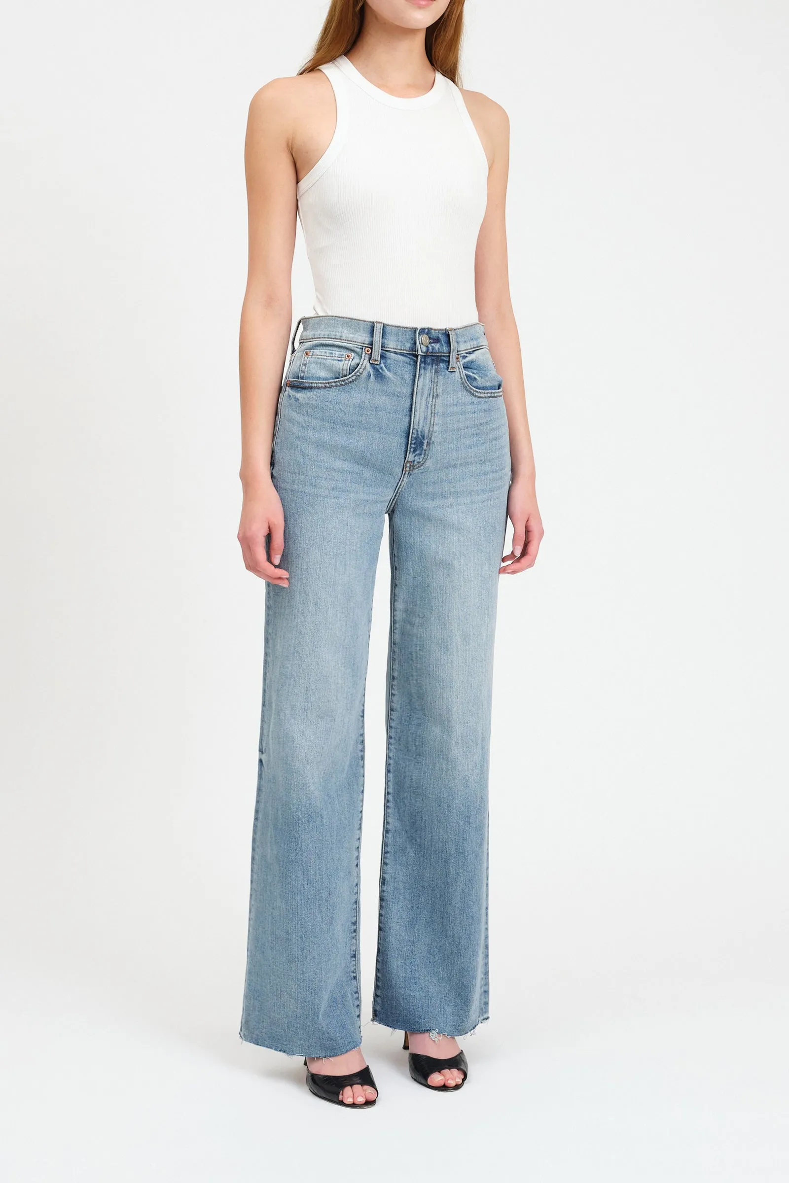 Far Out High Rise Wide in Fools Gold sold by Daze product image thumbnail 2