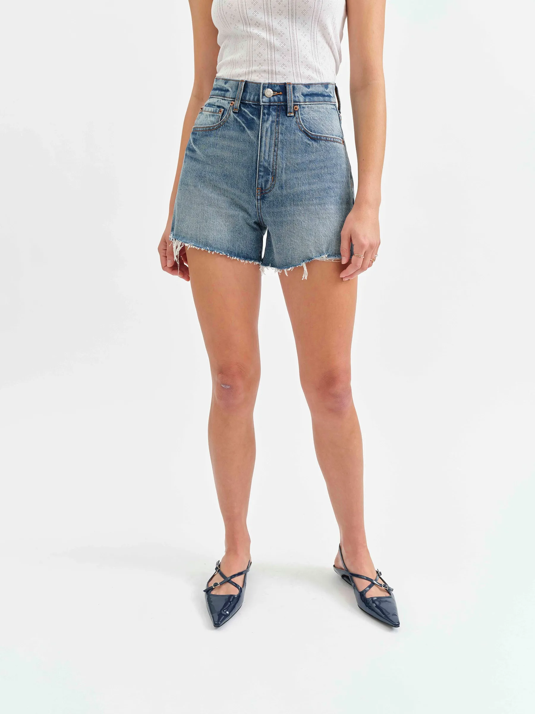 The Knockout High Rise Short in Thrill Vintage sold by Daze product image thumbnail 4