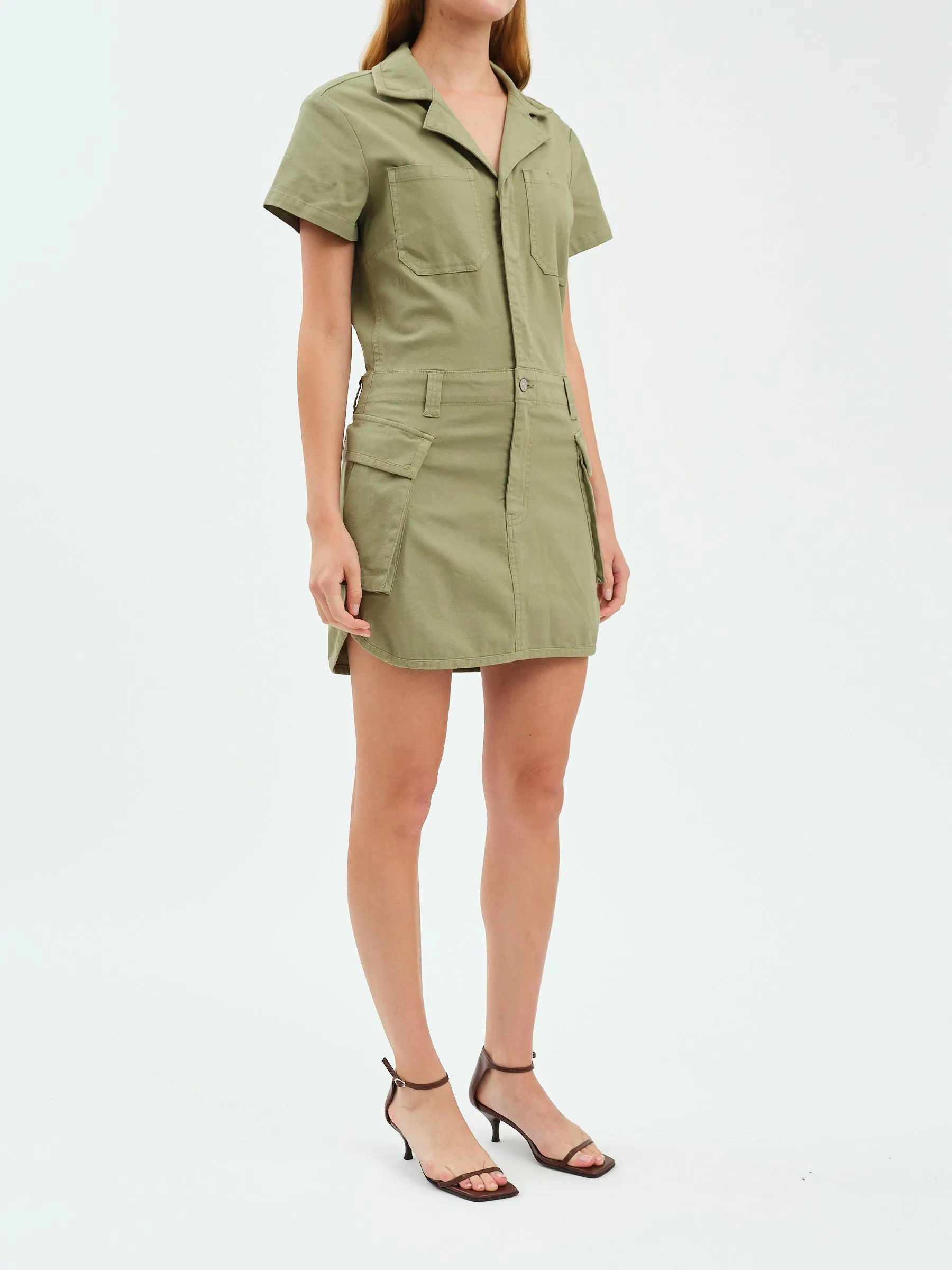 Fleet Utility Dress in Orchard sold by Daze product image thumbnail 2