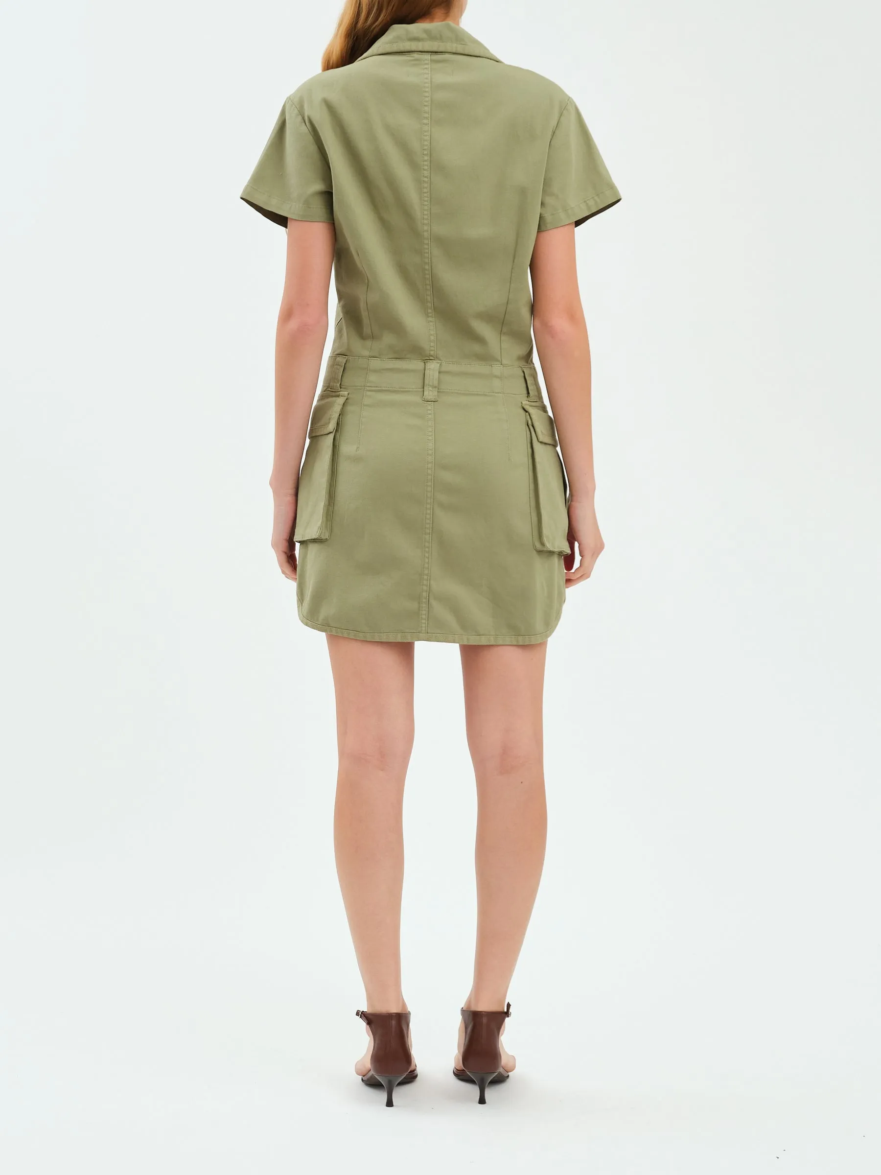 Fleet Utility Dress in Orchard sold by Daze product image thumbnail 4