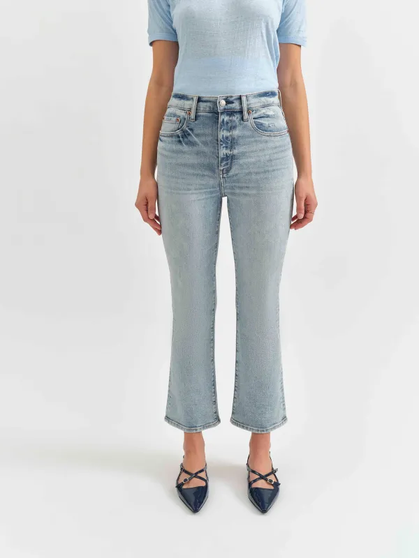 Shy Girl Crop Flare in Miracle sold by Daze