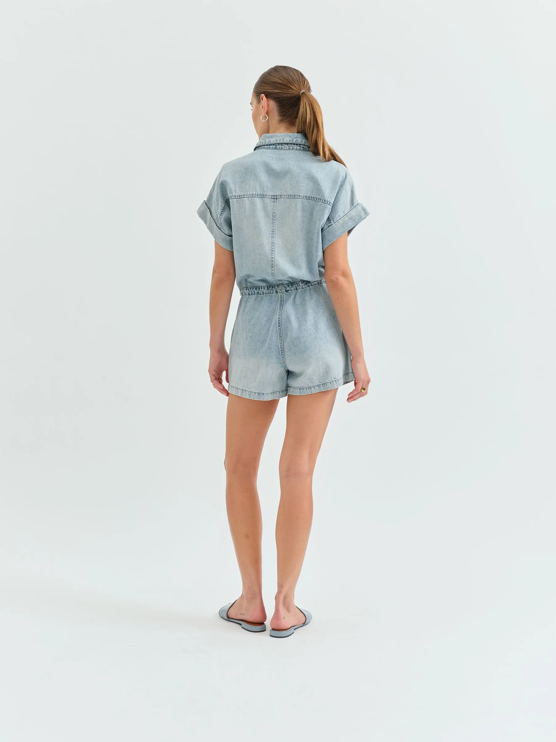 Surfside Romper in Wild Card sold by Daze product image thumbnail 4