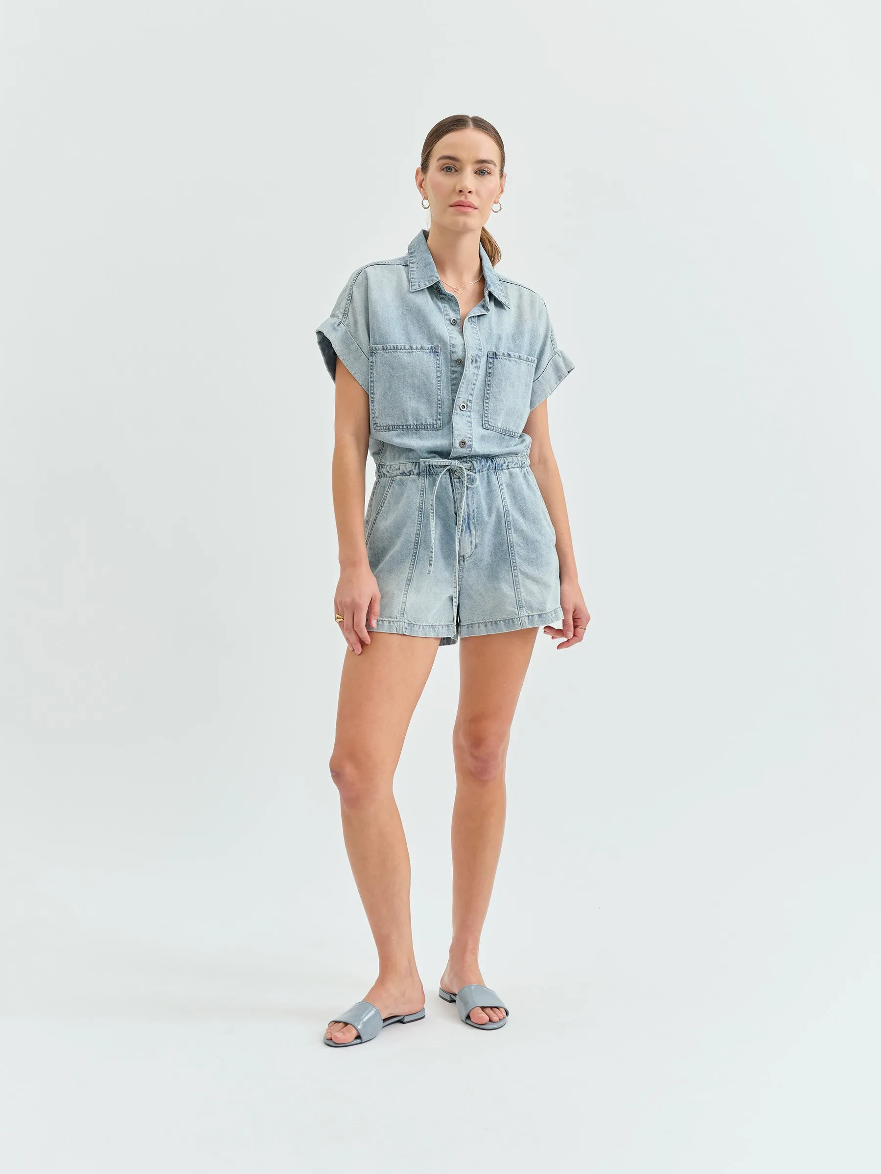Surfside Romper in Wild Card sold by Daze product image thumbnail 2
