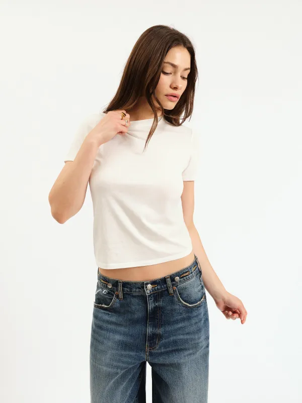Soul Ties Tee in White made by Daze