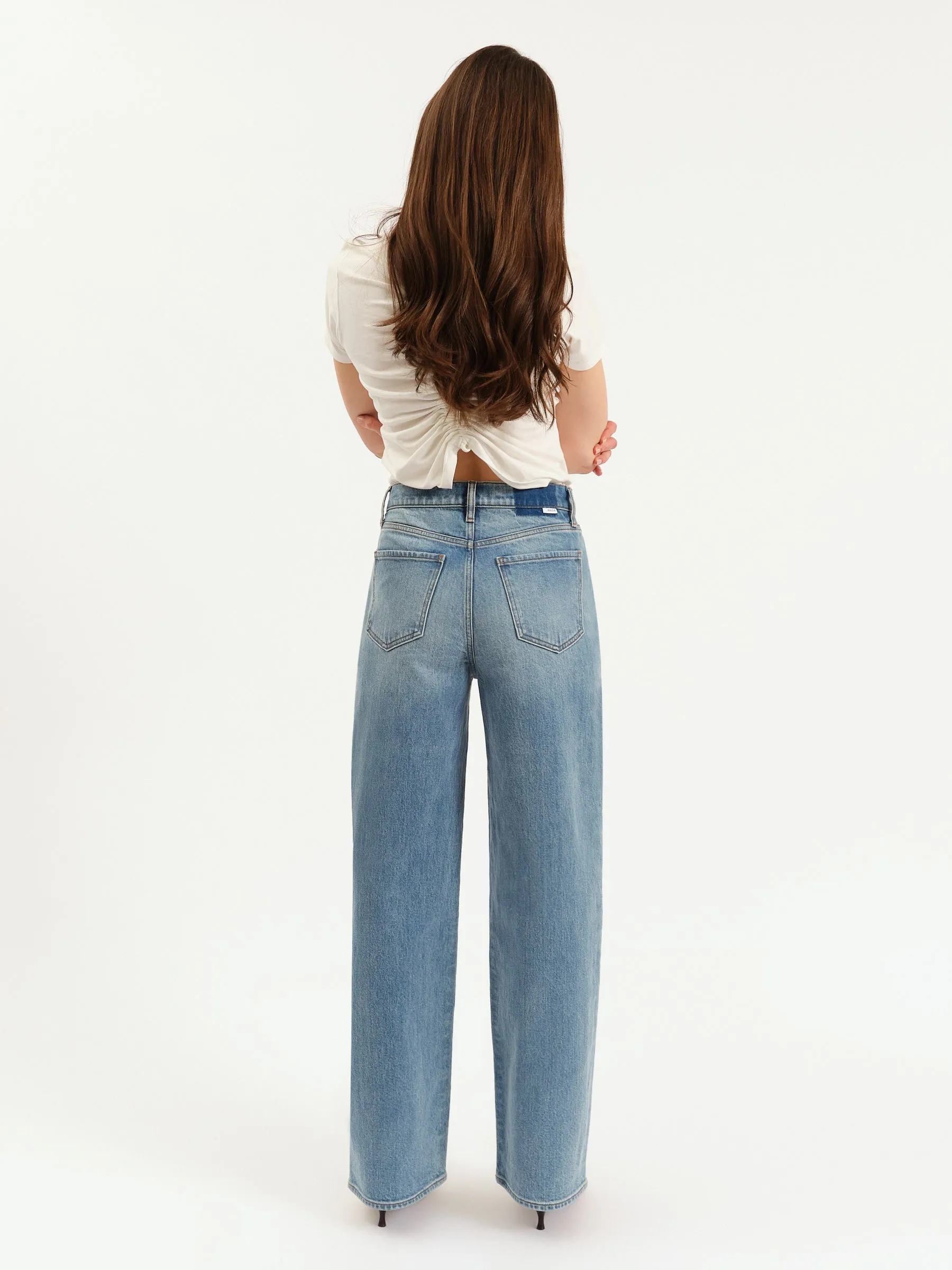 City High Rise Straight Leg in Double Dip sold by Daze product image thumbnail 4