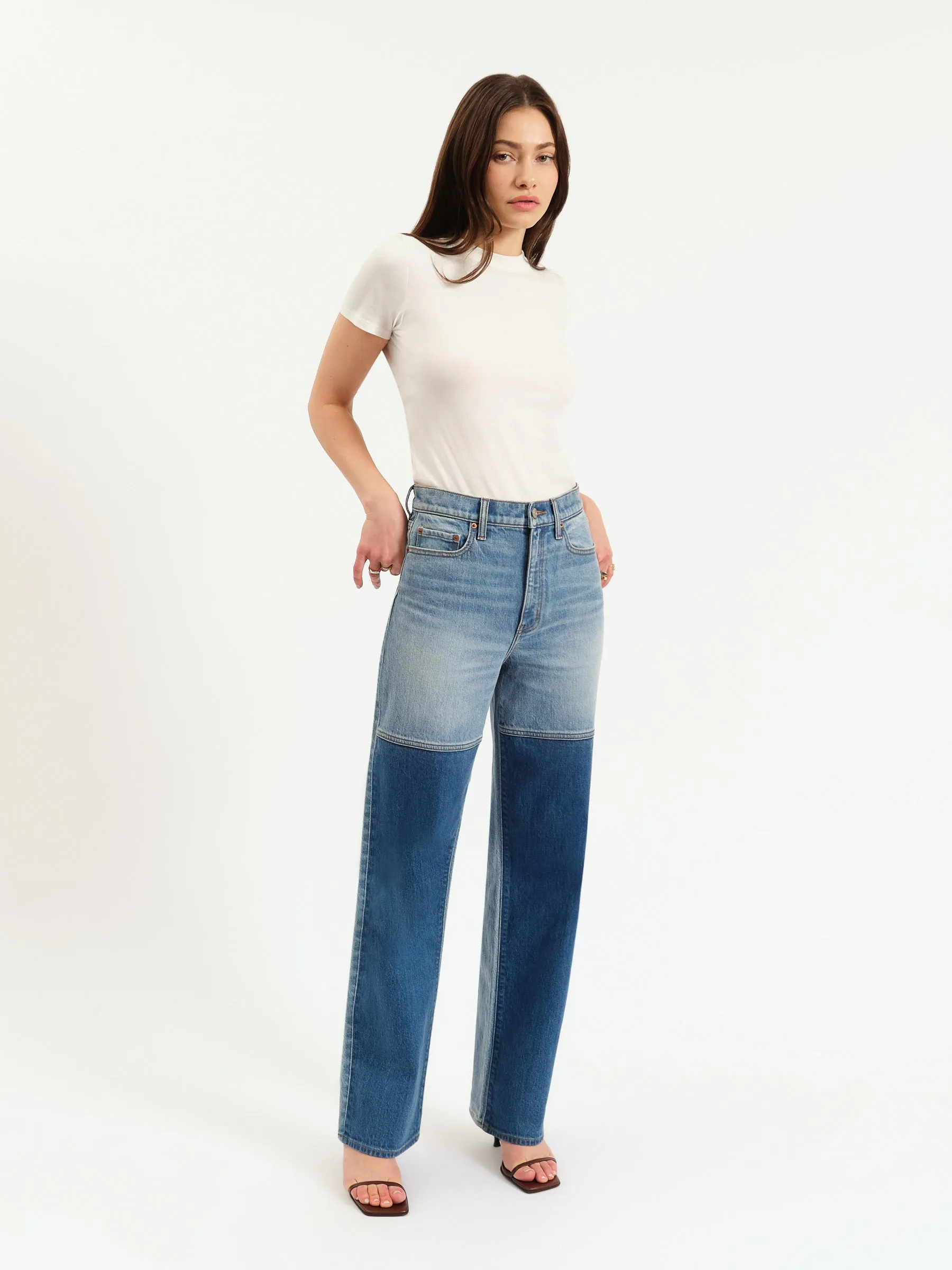 City High Rise Straight Leg in Double Dip sold by Daze product image thumbnail 2