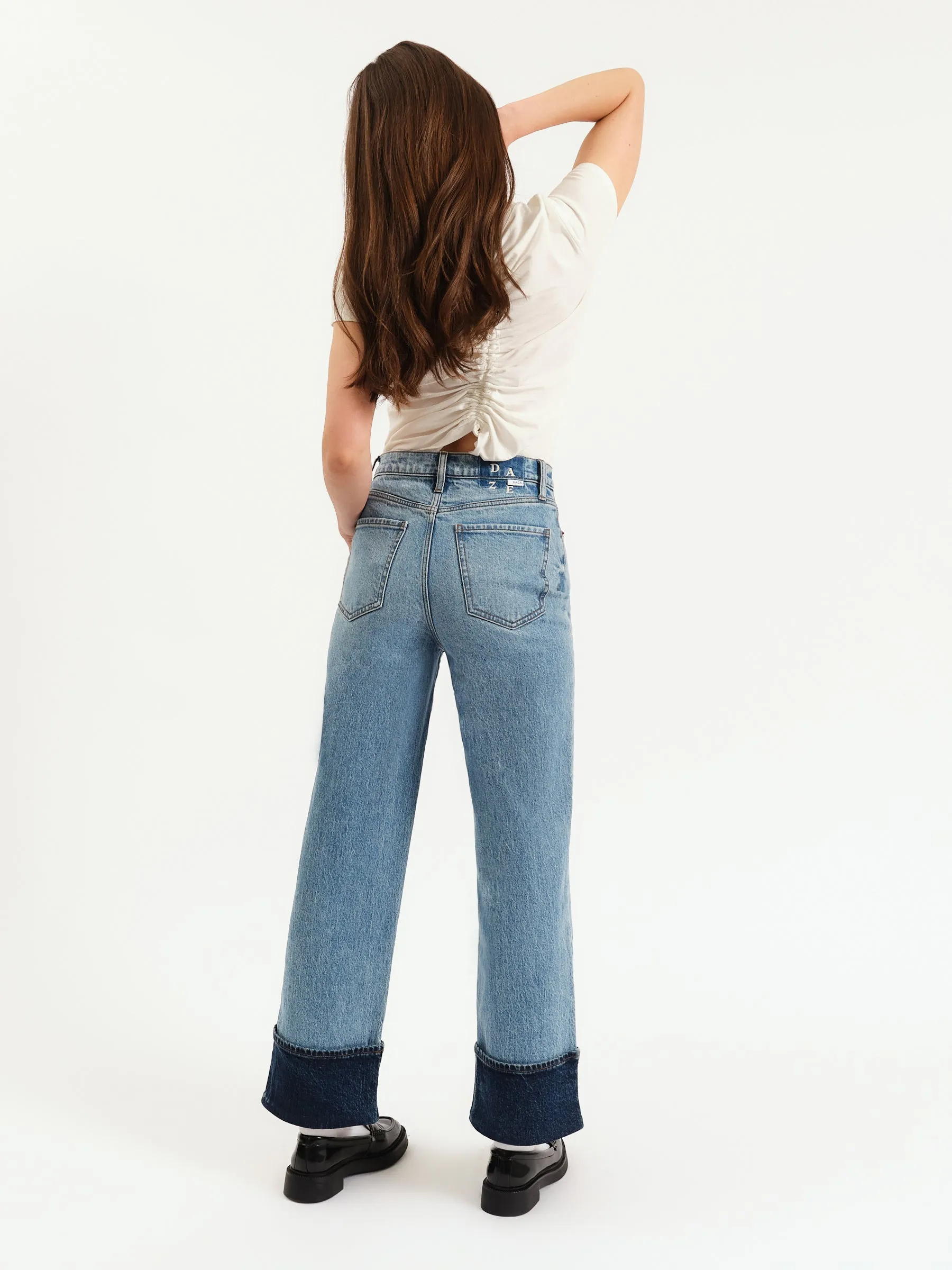 Eastside High Rise Loose in Plunge sold by Daze product image thumbnail 3