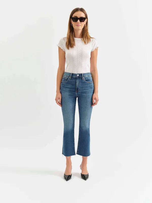 Shy Girl Crop Flare in Influencer sold by Daze