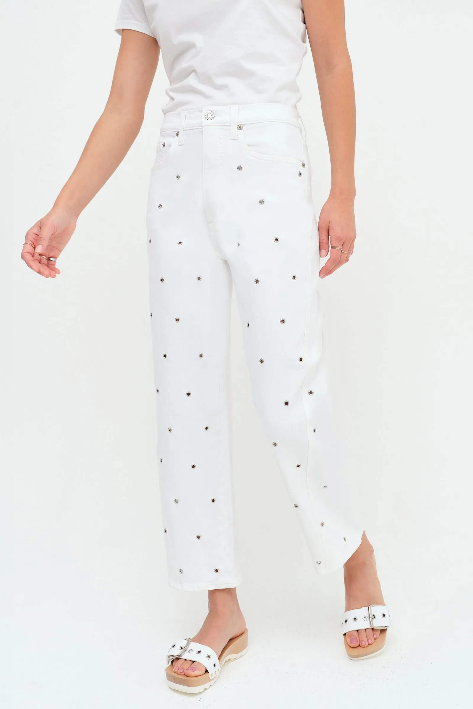 Westward High Rise Barrel Leg in Lamb sold by Daze product image thumbnail 3