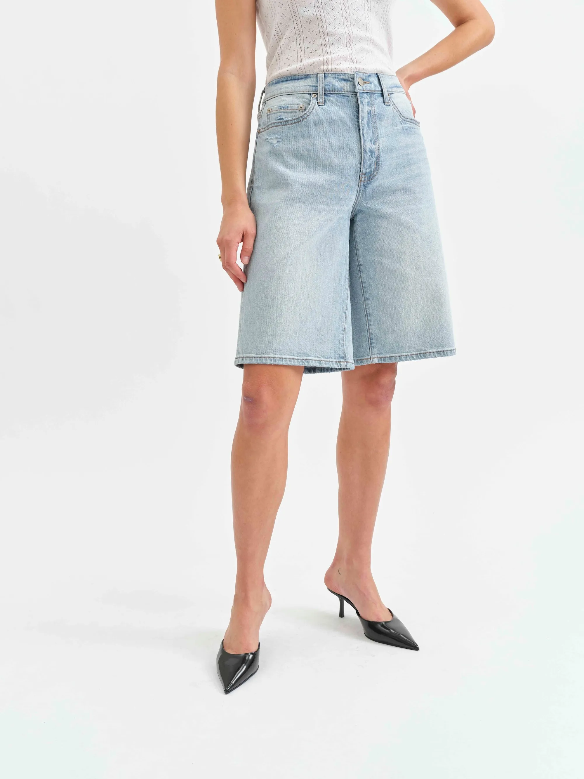 Cruiser Mid Rise Short - Dew Drop Vintage sold by Daze product image thumbnail 2