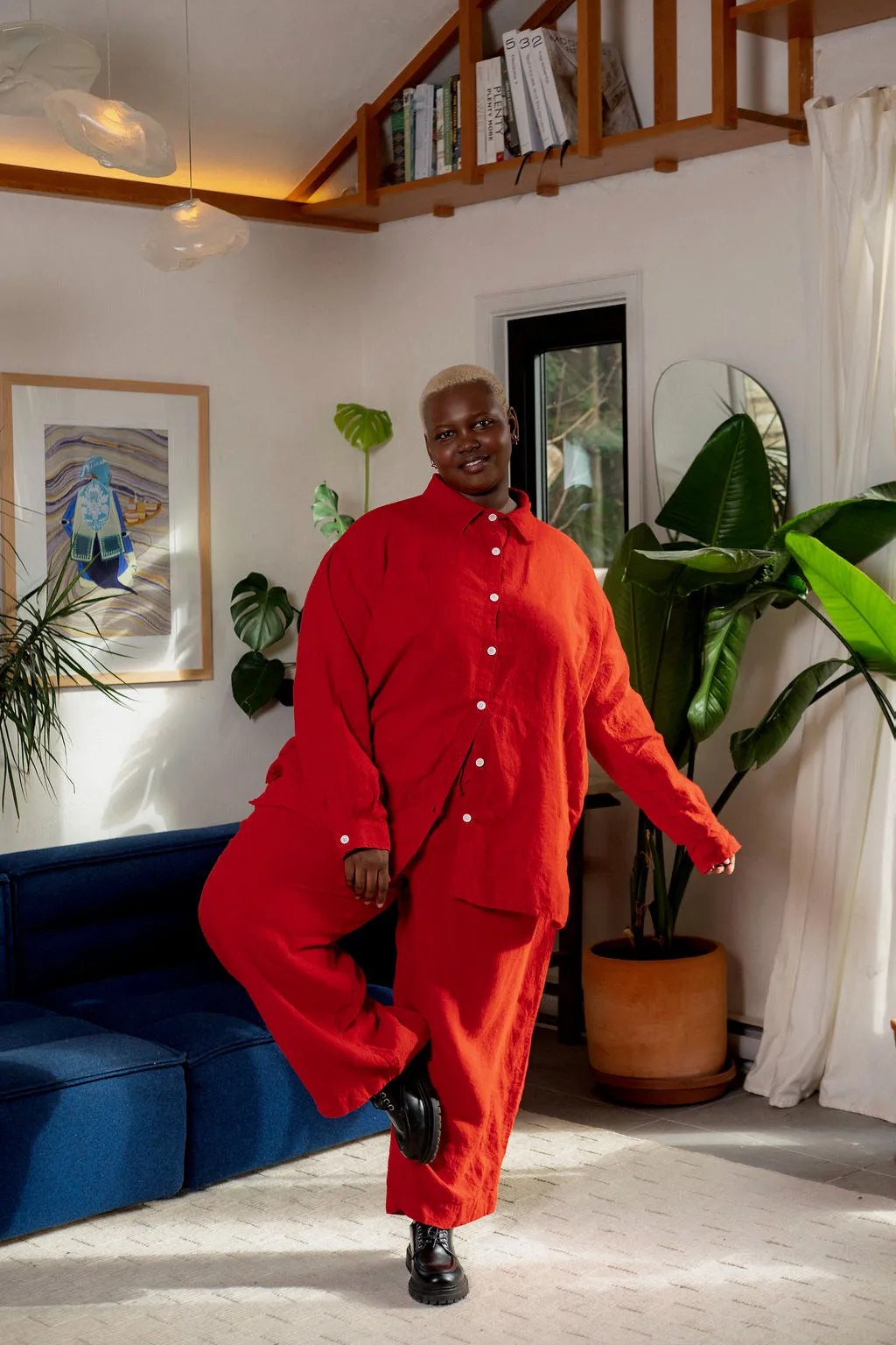 August Pants - Red sold by Shelter product image thumbnail 3