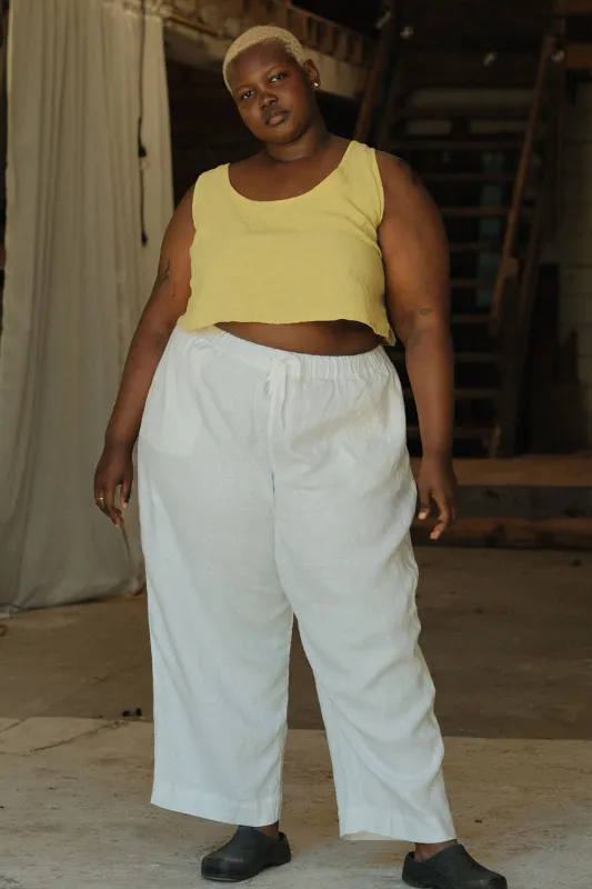 August Pants - White made by Shelter