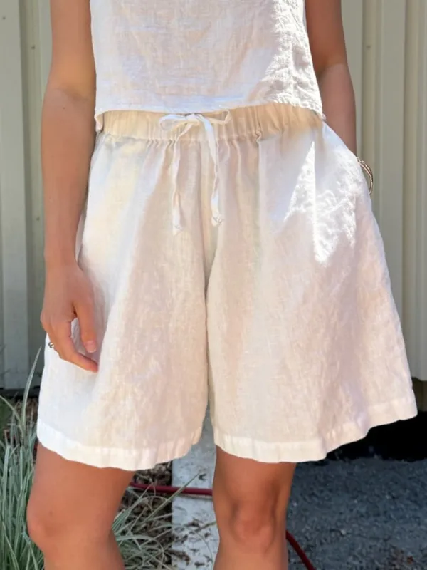 June Shorts - White made by Shelter