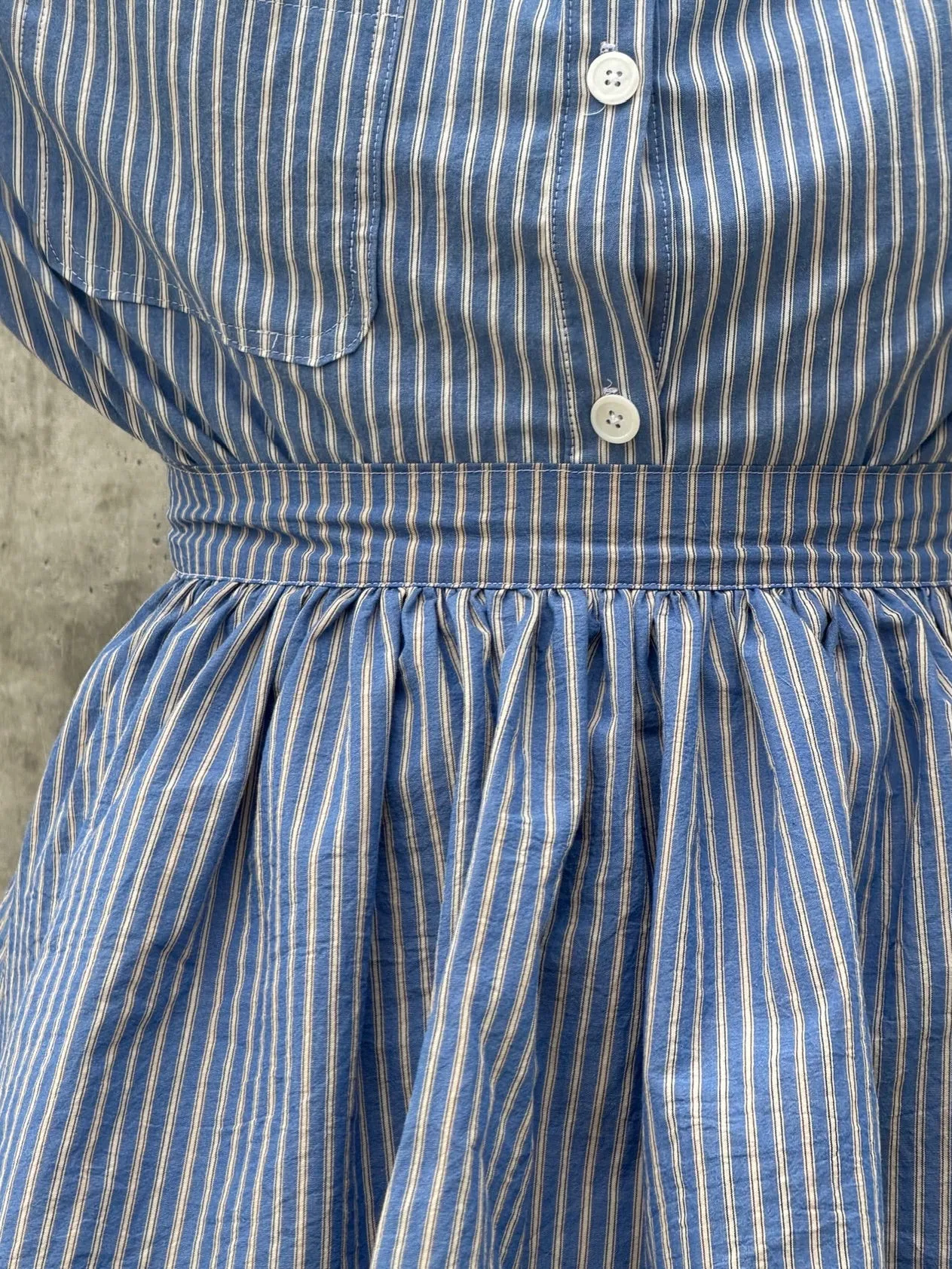 Peplum Skirt - Blue Stripe sold by Shelter product image thumbnail 5