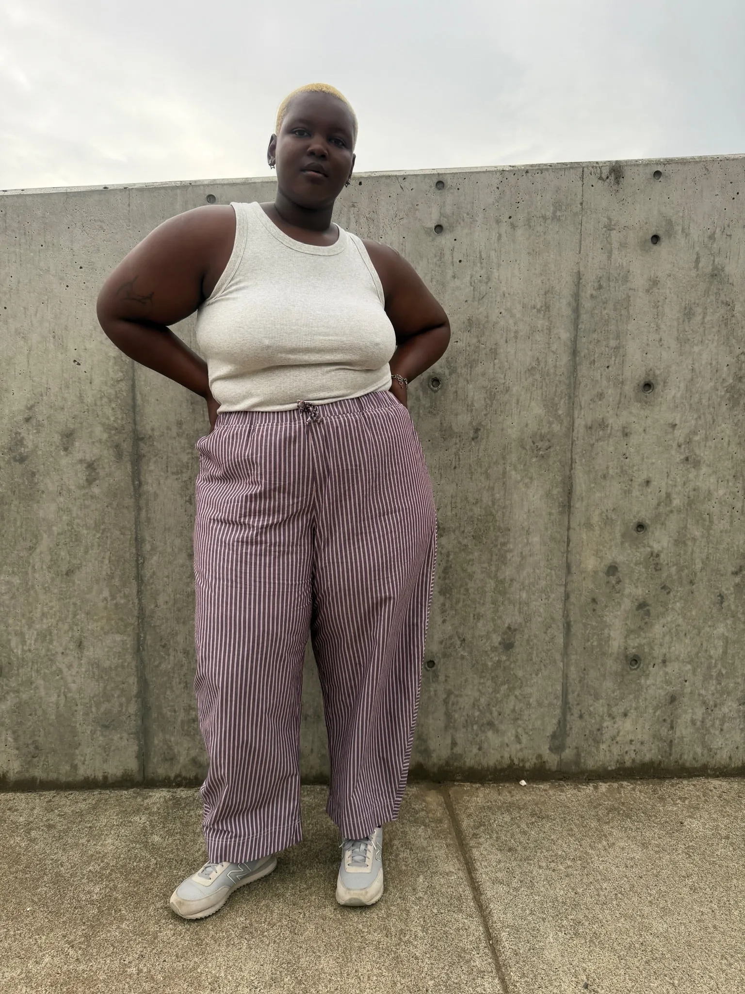 Jules Pant -Brown Stripe sold by Shelter product image thumbnail 4