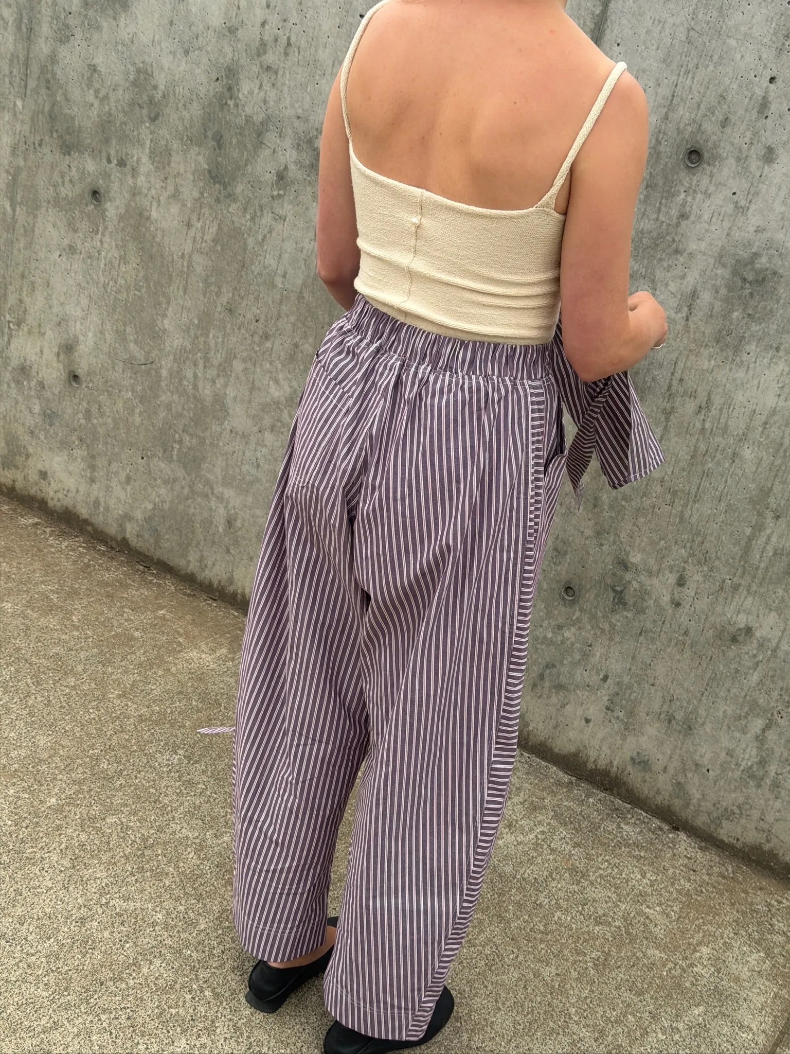 Jules Pant -Brown Stripe sold by Shelter product image thumbnail 5
