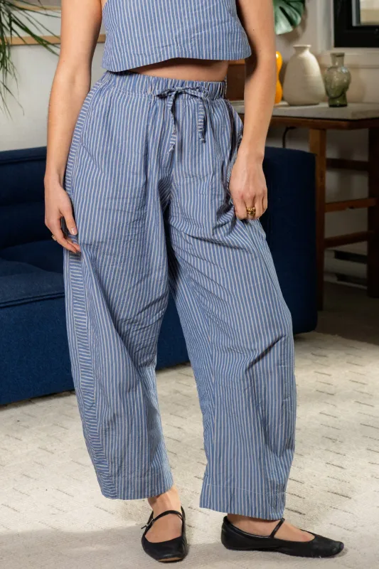 Jules Pant -Blue Stripe made by Shelter
