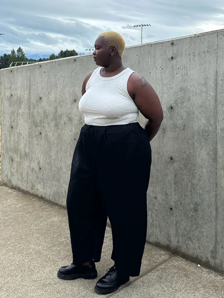 Jules Pant - Black Canvas sold by Shelter