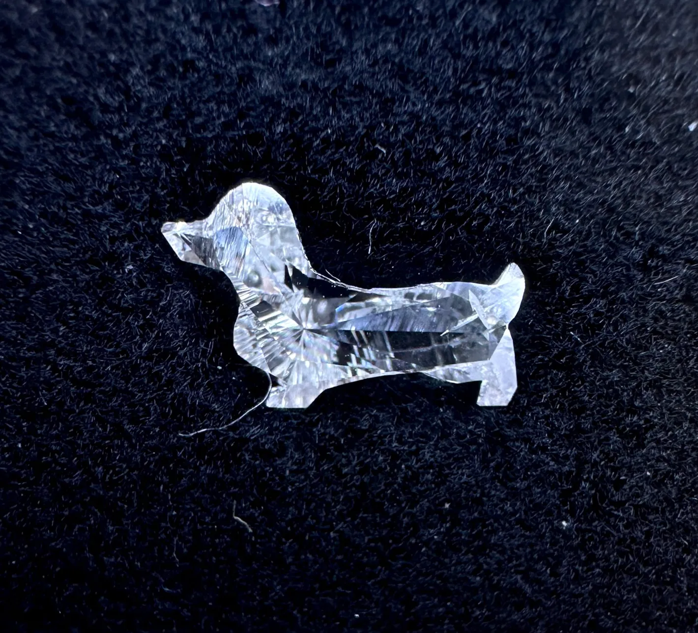 Mini Dachshund Pinky Ring sold by Stoned Fine Jewelry product image thumbnail 3