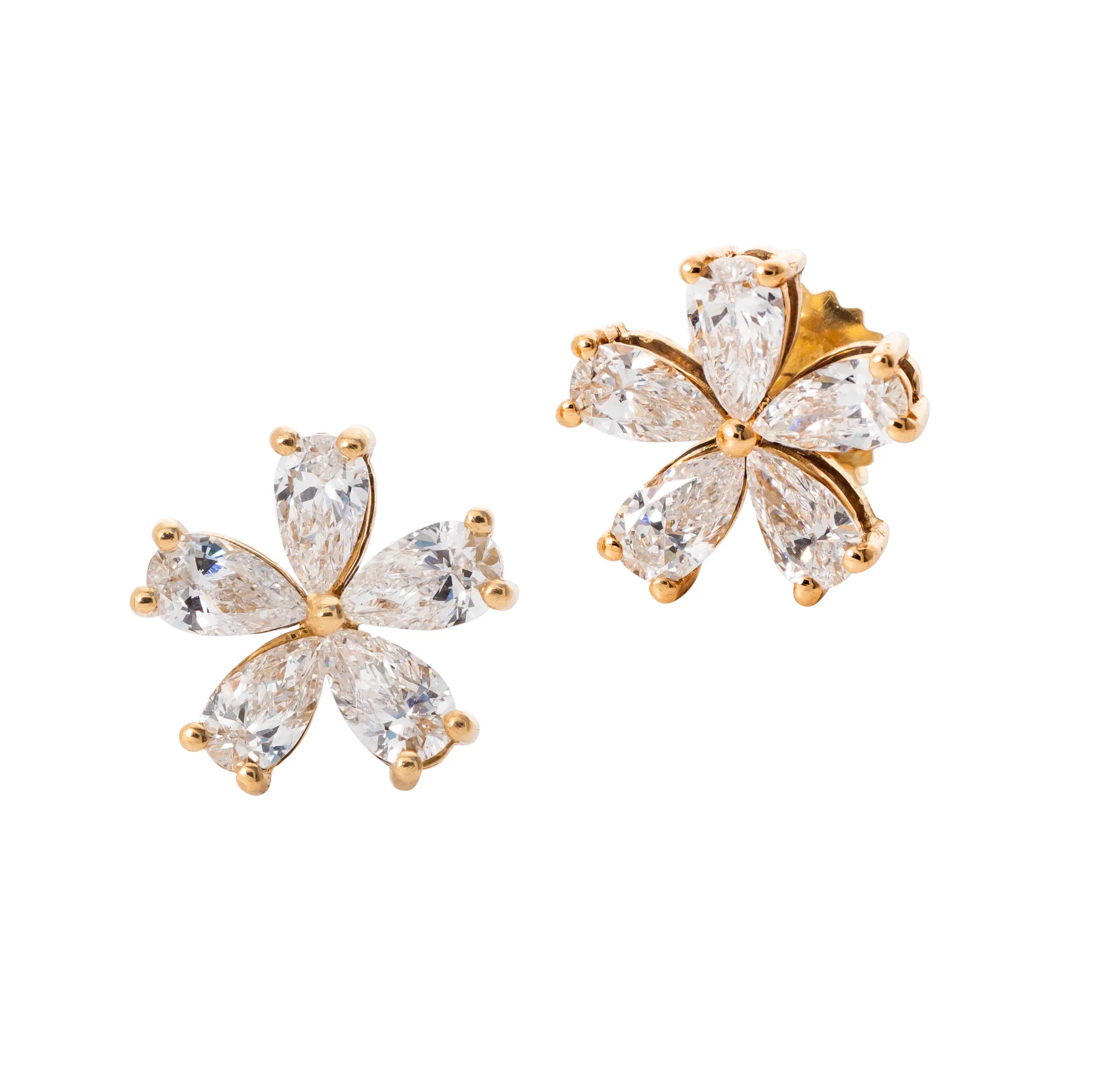 Mini Forget-Me-Not Diamond Earrings sold by Stoned Fine Jewelry