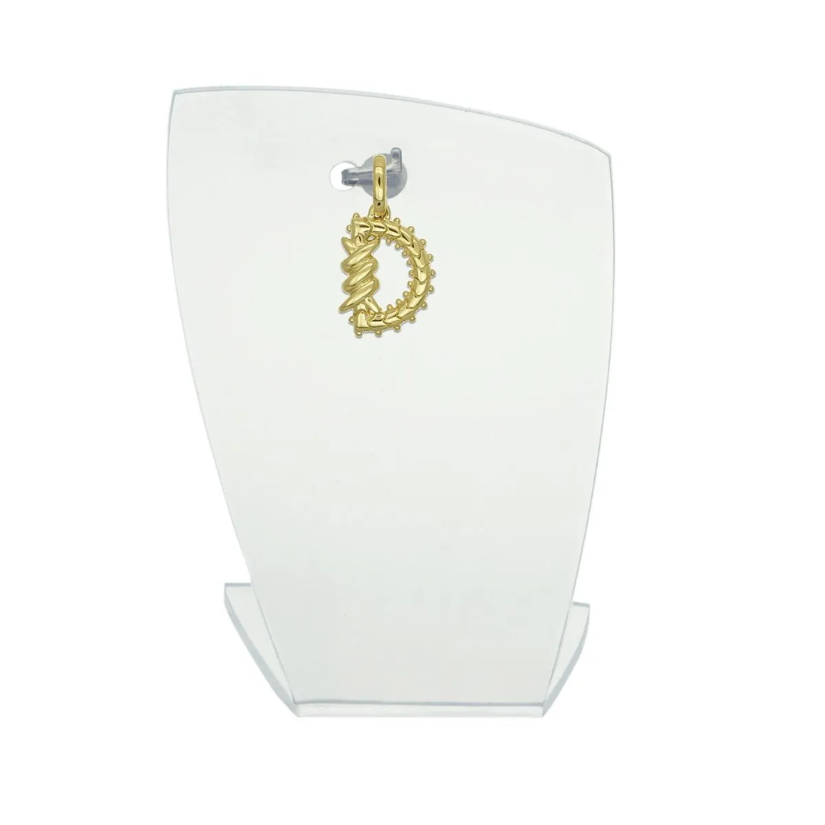 Mini Initial Barbwire Pendant sold by Stoned Fine Jewelry