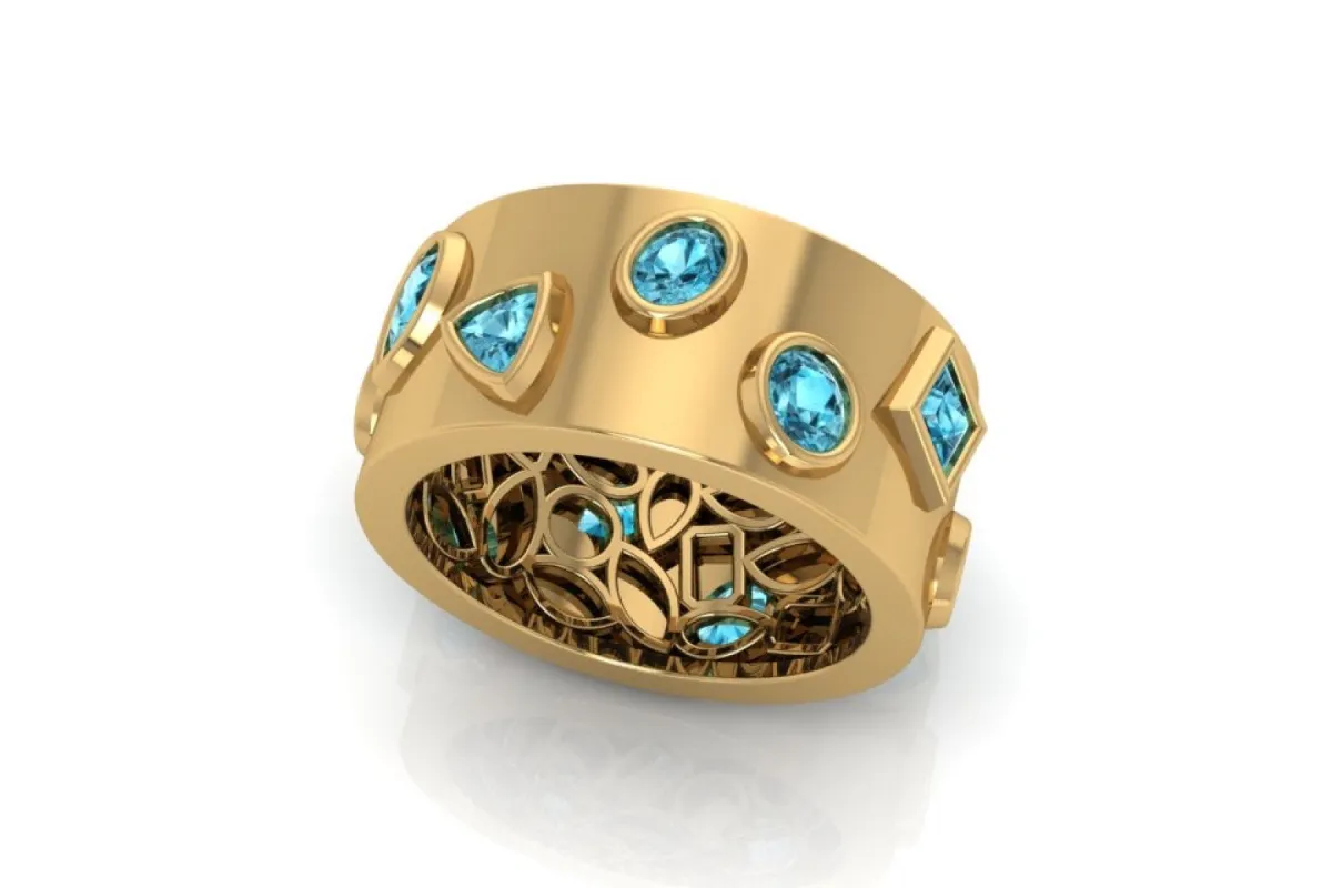 Paraìba Bubby Ring sold by Stoned Fine Jewelry