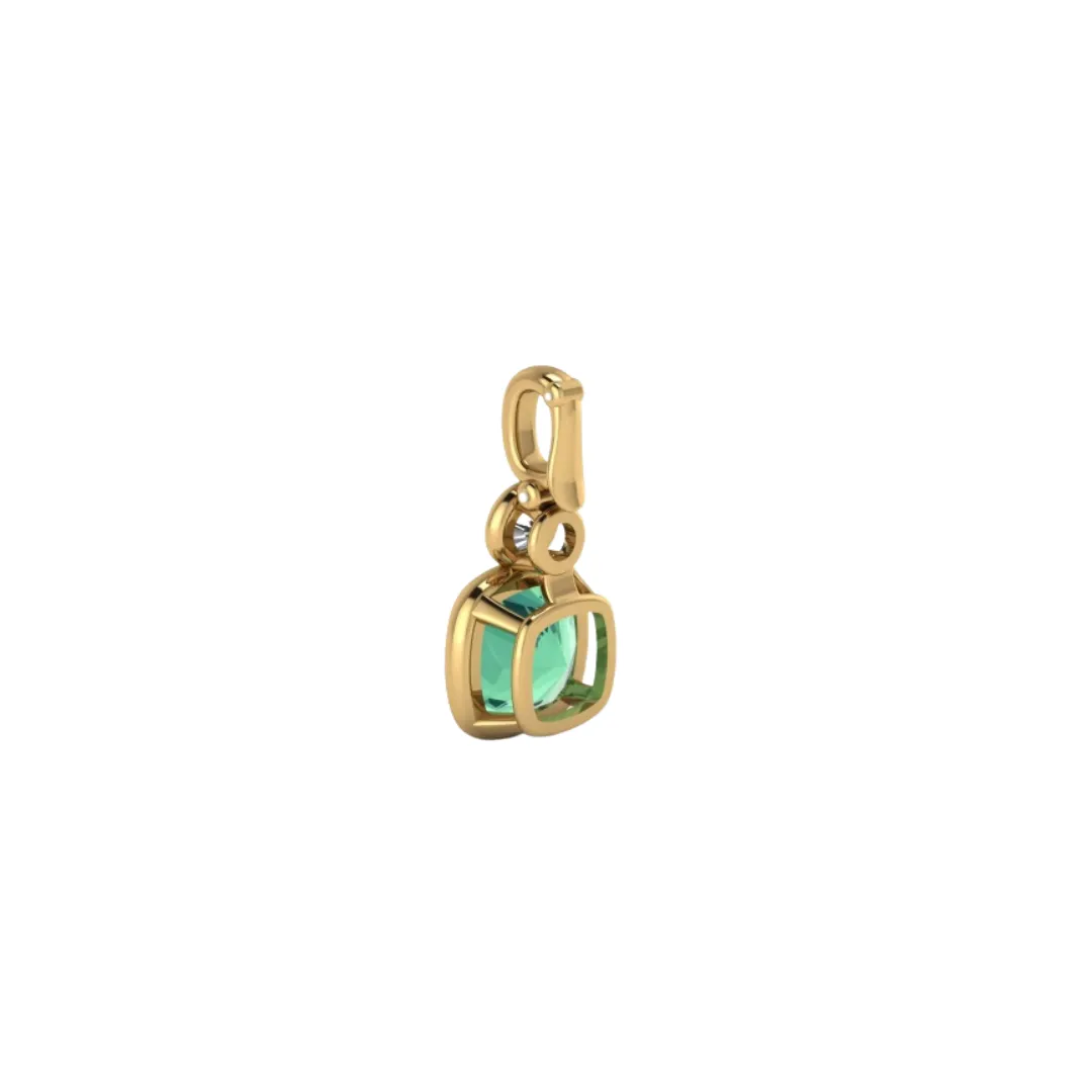 Mint Tourmaline Verdant Pendant sold by Stoned Fine Jewelry product image thumbnail 4