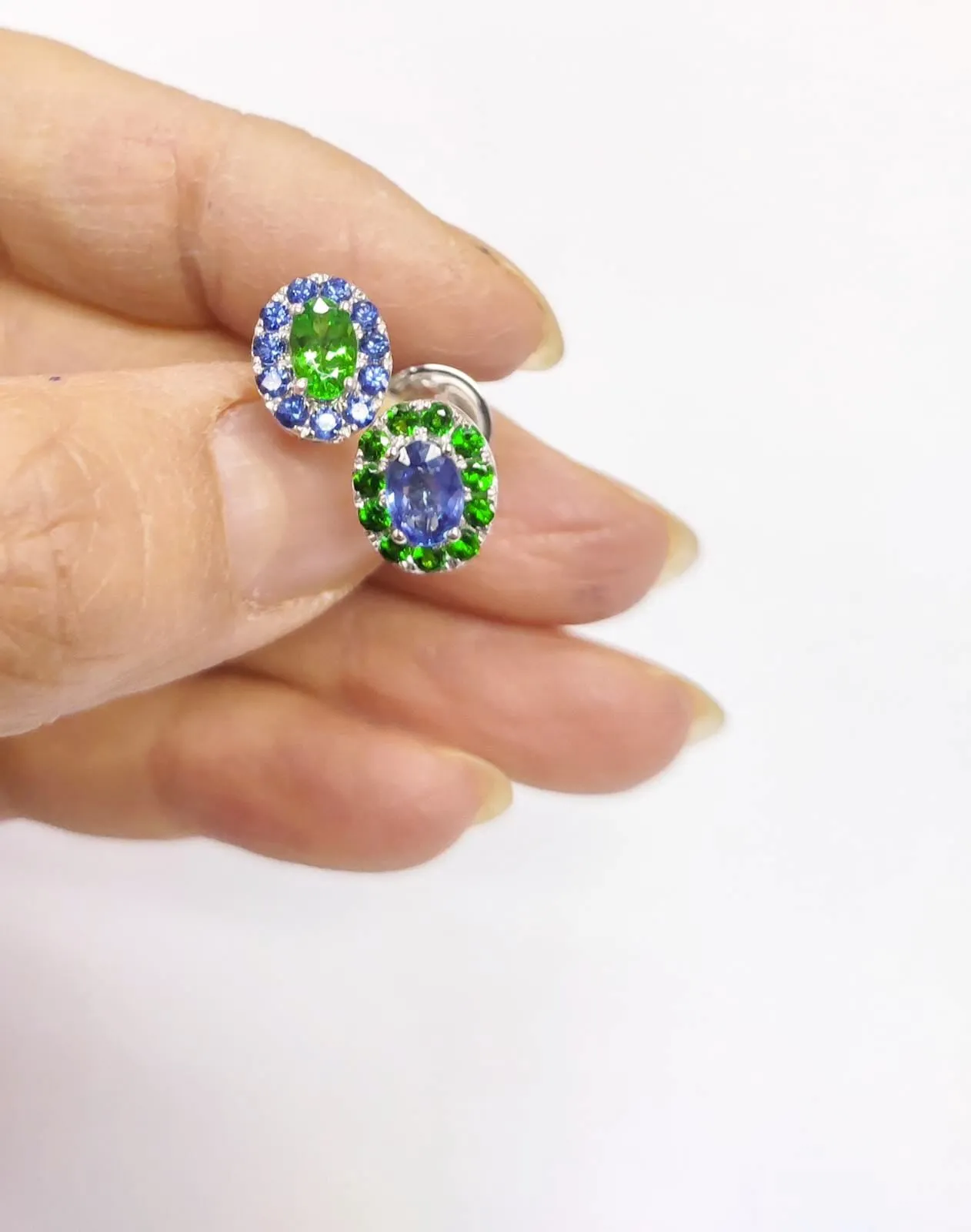 Petite Bud in Blue & Green sold by Stoned Fine Jewelry product image thumbnail 3