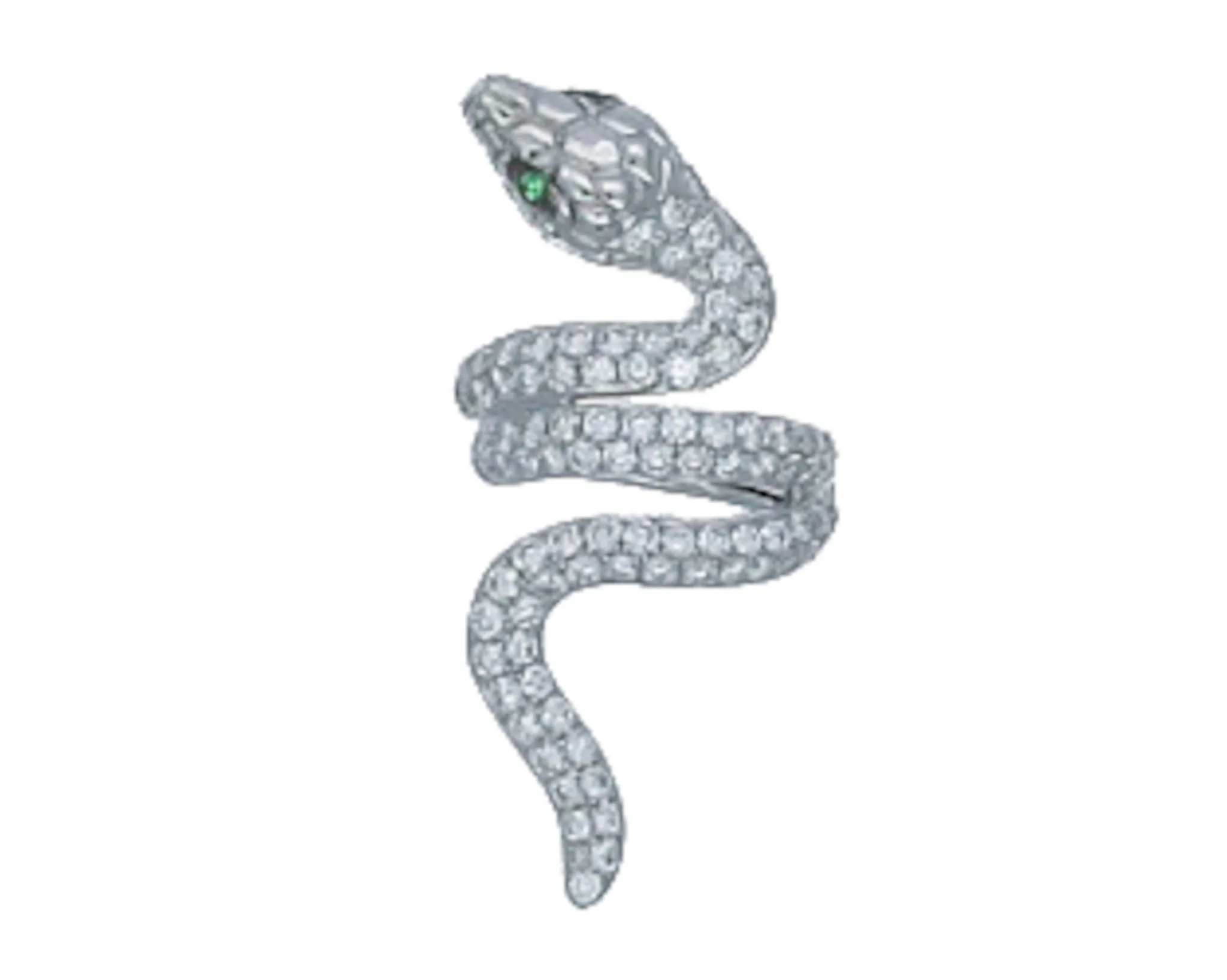 Nouveau Serpent Ear Cuff sold by Stoned Fine Jewelry