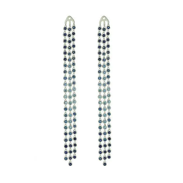 Ombré Sapphire Fringe Jacket sold by Stoned Fine Jewelry