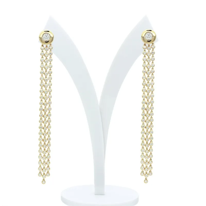 Diamond Fringe Jacket with Stud sold by Stoned Fine Jewelry