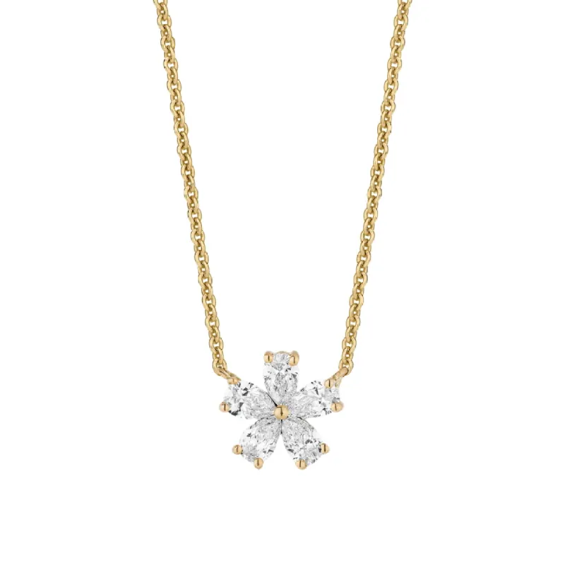 Mini Forget-Me-Not Diamond Necklace sold by Stoned Fine Jewelry