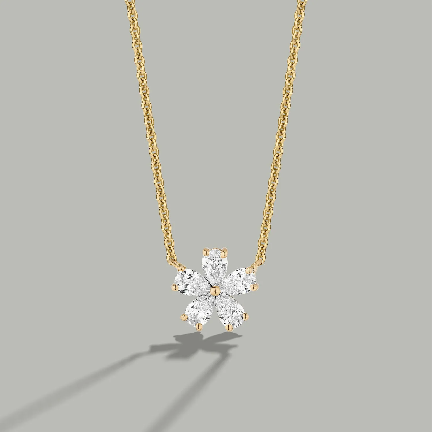 Mini Forget-Me-Not Diamond Necklace sold by Stoned Fine Jewelry product image thumbnail 2