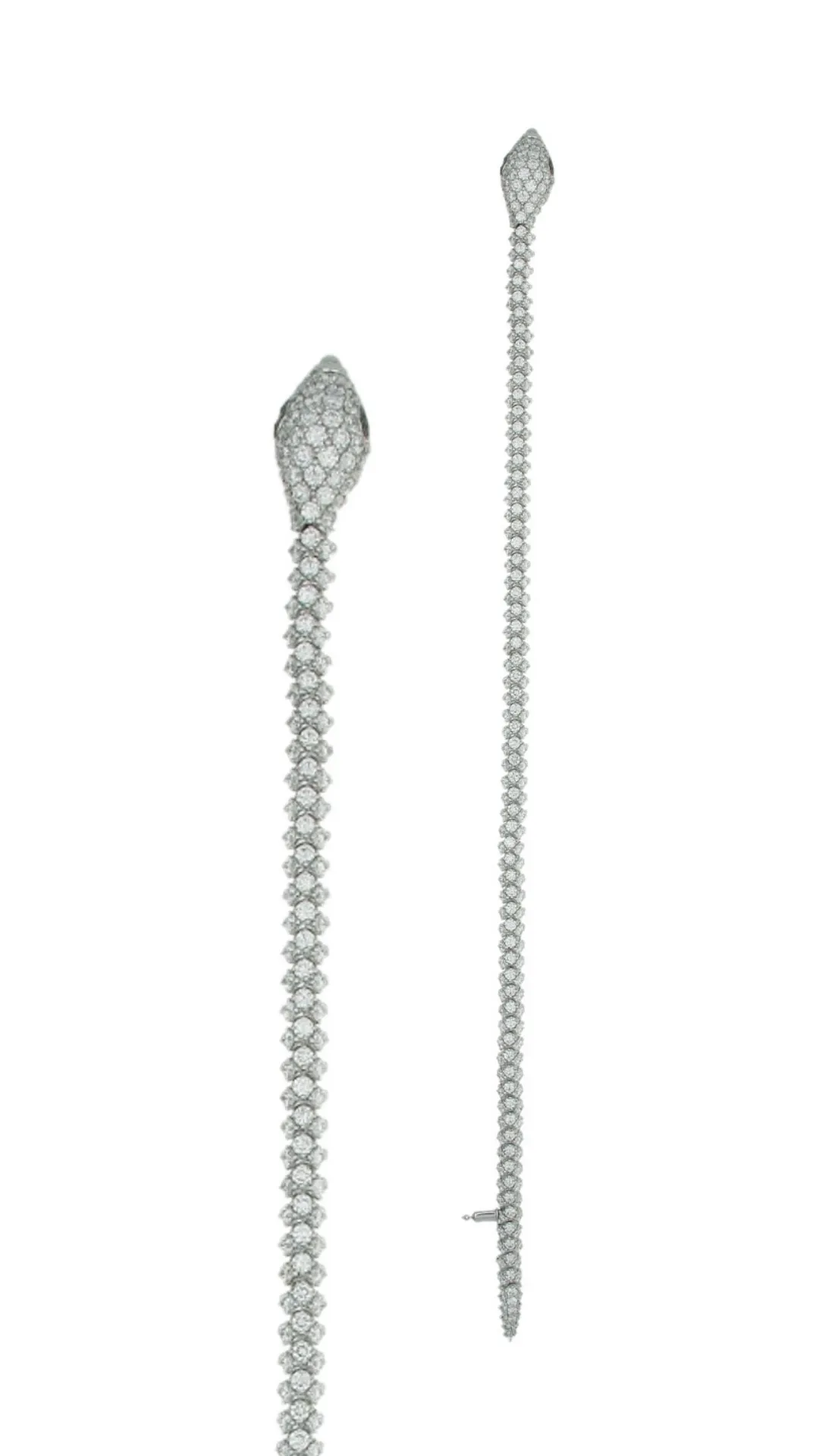 Full Diamond Serpent Bracelet sold by Stoned Fine Jewelry product image thumbnail 3