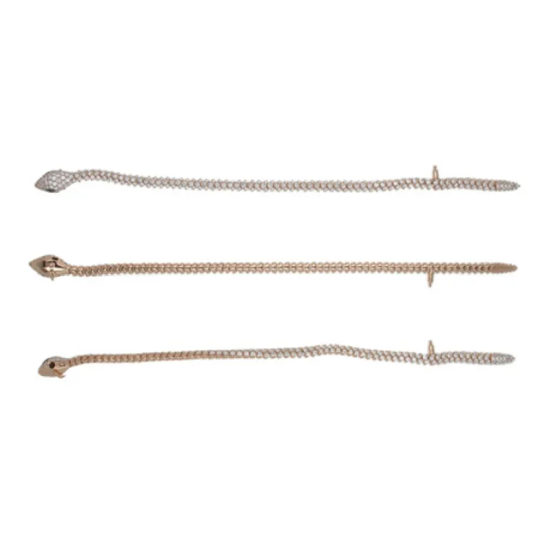 Full Diamond Serpent Bracelet sold by Stoned Fine Jewelry