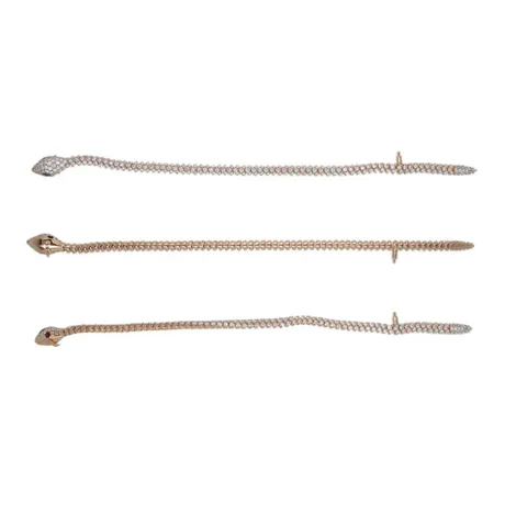 Full Diamond Serpent Bracelet sold by Stoned Fine Jewelry